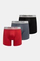 Боксеры Calvin Klein Underwear 3 шт трикотаж красный LV00NB4124
