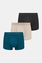 Boksarice Calvin Klein Underwear 3-pack Potisk turkizna LV00NB4192