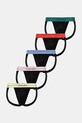Труси джоки (jockstrap) Calvin Klein Underwear 5-pack трикотаж чорний LV00NB4228