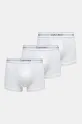 Bavlněné boxerky Calvin Klein Underwear 3-pack bavlna bílá LV00NB4389