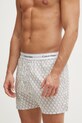 Bombažne pižama kratke hlače Calvin Klein Underwear Bombaž bela LV00NM2831