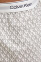 Bombažne pižama kratke hlače Calvin Klein Underwear bela LV00NM2831