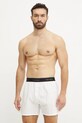 Bavlnené pyžamové šortky Calvin Klein Underwear spodný biela LV00NM2879
