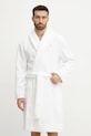 Хлопковый халат Calvin Klein Underwear LV00NM2819 белый SS25