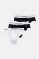 Calvin Klein Underwear priliehavé boxerky pánske bavlnené s elastanom 3-pak biela LV00NB4388