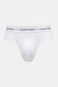 Calvin Klein Underwear priliehavé boxerky pánske bavlnené s elastanom 3-pak LV00NB4388 biela AA00