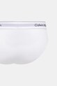 Calvin Klein Underwear priliehavé boxerky pánske bavlnené s elastanom 3-pak LV00NB4388 biela