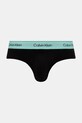 Slipy Calvin Klein Underwear 3-pak čierna LV00NB4388