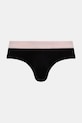Slip gaćice Calvin Klein Underwear 3-pack LV00NB4388 crna AA00