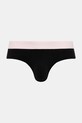 Calvin Klein Underwear priliehavé boxerky pánske bavlnené s elastanom 3-pak LV00NB4388 čierna AA00