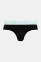 Oblečenie Calvin Klein Underwear priliehavé boxerky pánske bavlnené s elastanom 3-pak LV00NB4388 čierna