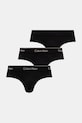 Calvin Klein Underwear priliehavé boxerky pánske bavlnené s elastanom 3-pak čierna LV00NB4388