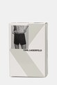 Karl Lagerfeld boxeri de bumbac 3-pack negru A1M47116
