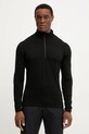 Icebreaker longsleeve funcțional Merino 200 Oasis Planet friendly negru IBB043670011
