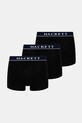 Боксери Hackett London 3-pack трикотаж чорний HMU10600