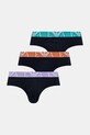 Emporio Armani Underwear slipy 3-pack dzianina granatowy EM000258.AF10778