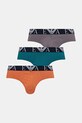 Сліпи Emporio Armani Underwear 3-pack дрібний узор чорний EM000258.AF10778