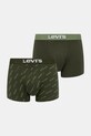 Boxerky Levi's 2-pak jednofarebný zelená 37149.1095