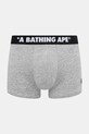 A Bathing Ape bokserki One Point Trunks dzianina szary 1K80183301