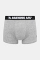 Боксери A Bathing Ape One Point Trunks трикотаж сірий 1K80183301
