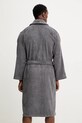 Gant szlafrok bawełniany 856006703 szary SS25
