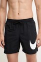Nike szorty kąpielowe wzorzyste czarny NESSF508