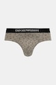 Одежда Хлопковые слипы Emporio Armani Underwear 3 шт EM000256.AF10800 зелёный