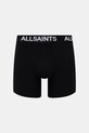 AllSaints boxeri bărbați din bumbac pachet de 3 M286XB.449752 negru SS25