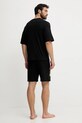 Îmbrăcăminte United Colors of Benetton pijamale de bumbac 30964P02V negru