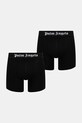 Bokserice Palm Angels Boxer Bipack Gift Box crna PMUH003S25FAB0011010