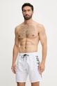 Плувни шорти PLEIN SPORT надпис бял PS25MBL02