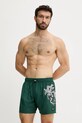 Philipp Plein pantaloni scurți de baie verde PM25MBM01