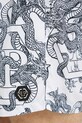 Philipp Plein pantaloni scurți de baie alb PM25MBM02