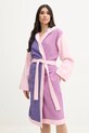 United Colors of Benetton halat de baie din bumbac 6ORD2801L violet SS25