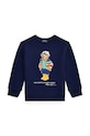 Dětská mikina Polo Ralph Lauren bez kapuce námořnická modř 322975028001