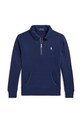 Detská mikina Polo Ralph Lauren bez kapucne tmavomodrá 323958157002