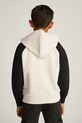Детская хлопковая кофта Calvin Klein Jeans бежевый IB0IB02378.PPYA