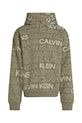 Детская хлопковая кофта Calvin Klein Jeans 0 IB0IB02381.116.PPYA зелёный SS25