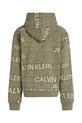 Chlapec Detská bavlnená mikina Calvin Klein Jeans 0 IB0IB02381.116.PPYA zelená