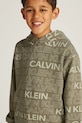 Дитяча бавовняна кофта Calvin Klein Jeans 0 IB0IB02381.128.176.PPYA зелений