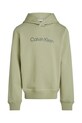 Detská bavlnená mikina Calvin Klein Jeans IU0IU00679.116.PPYA zelená SS25