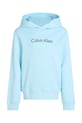 Детская хлопковая кофта Calvin Klein Jeans 0 IU0IU00679.128.176.PPYA голубой SS25