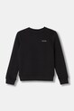 Дитяча бавовняна кофта Calvin Klein Jeans бавовна чорний IU0IU00686.PPYA