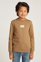 Tommy Hilfiger bluza dziecięca aplikacja brązowy KB0KB09315.98.122.PPYA