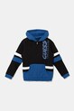 Дитяча бавовняна кофта Guess з капюшоном блакитний L5RQ02.KA6R4.PPYA