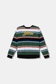 Guess hanorac de bumbac pentru copii cu modele verde L5RQ10.KC334.PPYA