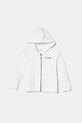 Дитяча бавовняна кофта Guess з капюшоном білий N3YQ07.KAUG0.PPYA