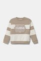 Detská mikina Guess nášivka béžová N5RQ09.KCCH0.PPYA