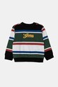 Детская хлопковая кофта Guess узор зелёный N5RQ10.KC334.PPYA