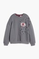 Desigual hanorac de bumbac pentru copii 25SBSK03 gri SS25